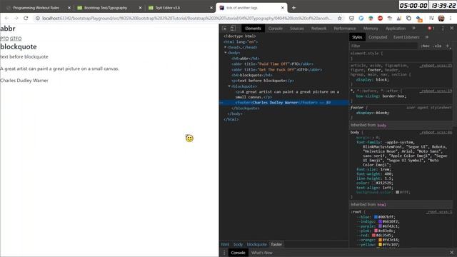 Programming Workout #184 BOOTSTRAP @W3Schools смотреть онлайн