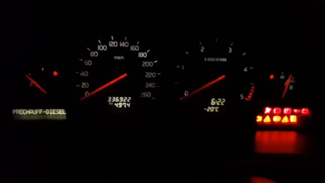 Cold start Volvo S80 2.5TDI -20 °C / -4 °F 2017.01.06 смотреть онлайн