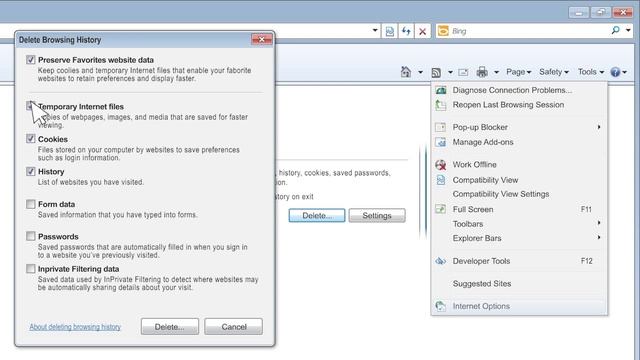 Clear Your Cookies & Cache - Internet Explorer смотреть онлайн