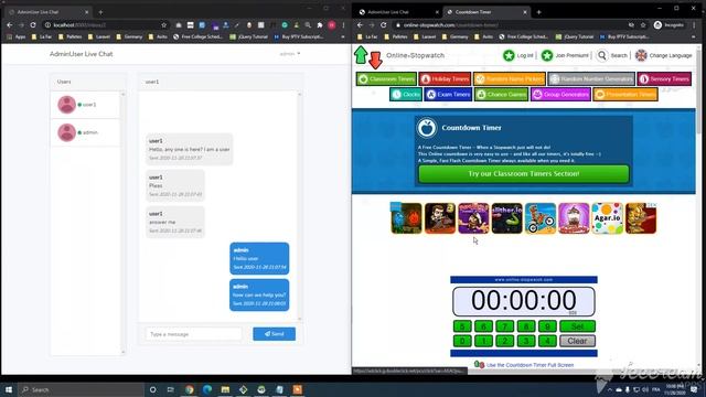 [NO PUSHER] Laravel Real Time Chat between User and Admin with livewire смотреть онлайн