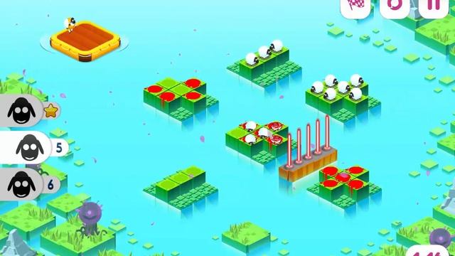 Divide By Sheep Green World 1-16 3 Stars смотреть онлайн