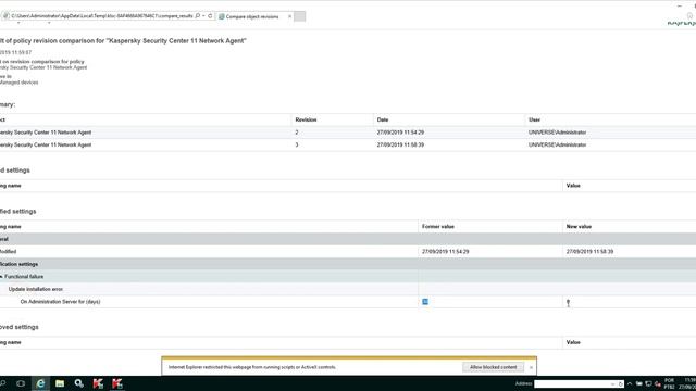 How to audit and rollback changes in Kaspersky Security Center policies смотреть онлайн