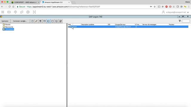 SAP GUI on Amazon AppStream - Corexpert by TeamWork смотреть онлайн