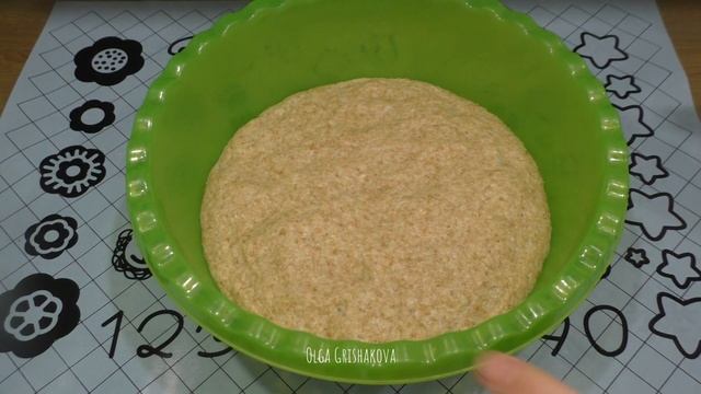 ХЛЕБ из цельнозерновой пшеничной муки (дрожжевое тесто) смотреть онлайн