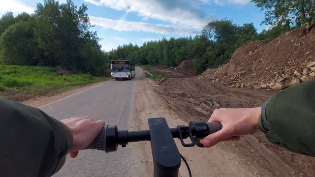 Electric Scooter Nineboot Max G30P - Sergiev Posad Commuter Driving