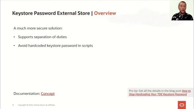 Keystore Password External Store - Must-Have Add-On for TDE Tablespace Encryption смотреть онлайн
