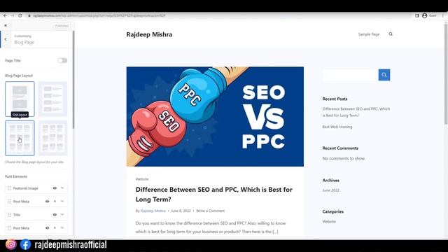 Best Fast & Free WordPress Theme | Rishi Theme Customization |Best for Affiliate Marketing, Bloggin смотреть онлайн