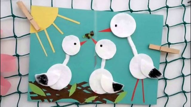 Поделки из ватных дисков и палочек 11 идей для творчества смотреть онлайн