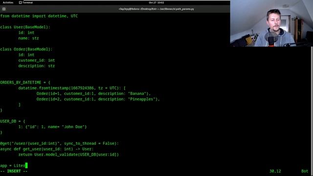 Python - Litestar - Path Parameters Part 1 смотреть онлайн