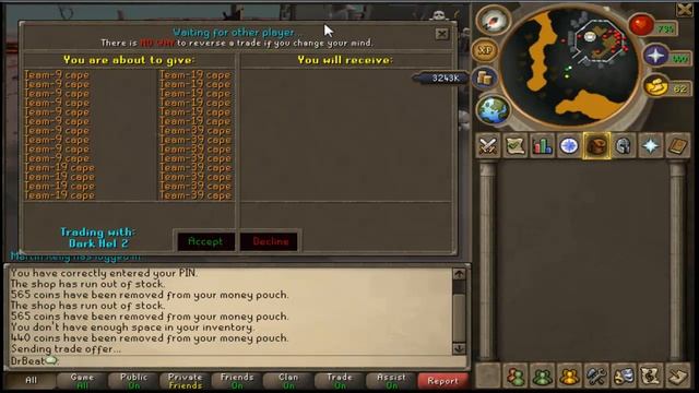 Runescape Money Making guide #4 Buying Team capes смотреть онлайн