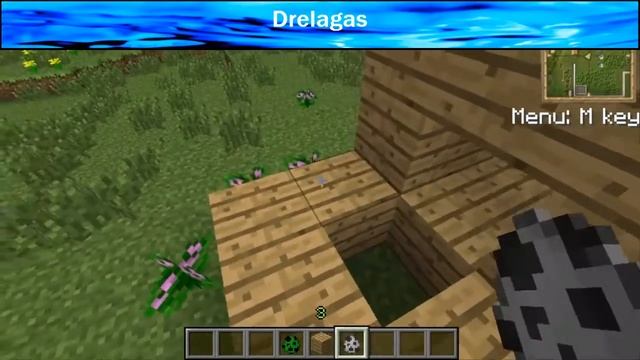 [MineCraft] Урок #2 "Выбивание пластинки" смотреть онлайн