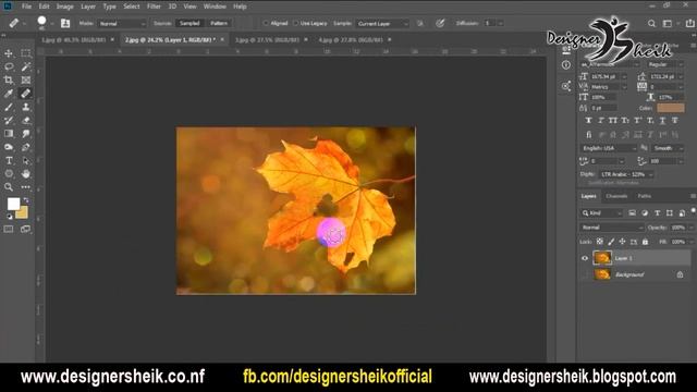 How to remove image watermark in Photoshop | Remove watermark from photo | Tamil | Ep37 смотреть онлайн