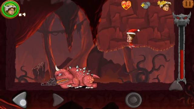 Jungle Adventures 2: STORY - World 3 Level 5 SCAAR BOSS ...XMAS... Gameplay (Free Game On Android) смотреть онлайн