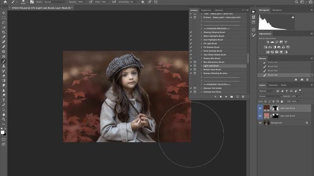 Girl In Hat Edit - Painterly® Portrait Collection 2 Photoshop Actions смотреть онлайн