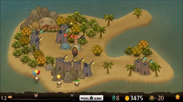 [PC] Pixeljunk Monsters "scrooge 3" Medal Challenge rainbow смотреть онлайн