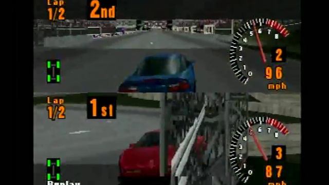 [psx] Gran Turismo: 2P Battle - Camaro vs. Z-28 (2P Trial Mountain) смотреть онлайн