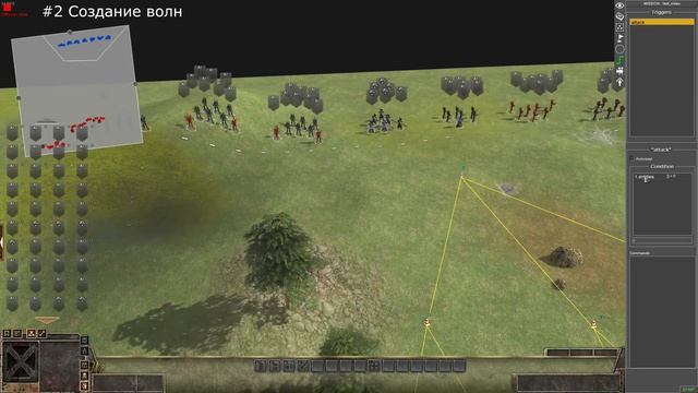 Men Of War: AS2. Часть1, Триггеры, Введение в редактор и создание волн. смотреть онлайн