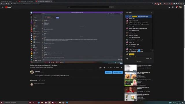 Roblox | Live Stream working on AFK Simulator 4 смотреть онлайн