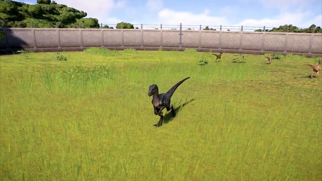 RAPTORS PACK HUNTING vs LARGE HERBIVORE DINOSAURS - JURASSIC WORLD EVOLUTION 2