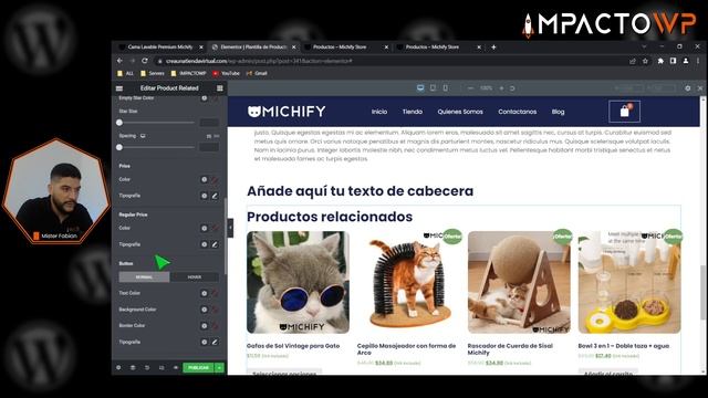 Editar la página de producto de WooCommerce con Elementor Pro | Curso TIENDA VIRTUAL 2023 Video #18 смотреть онлайн