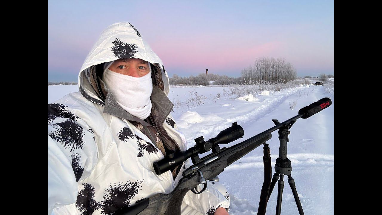 МОРОЗНОЕ ПОЛЕ 2024! ОХОТА С КАРАБИНОМ ATA ARMS TURQUA 308WIN!