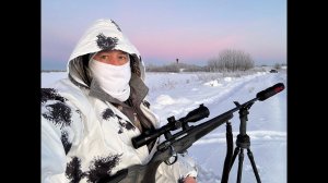 МОРОЗНОЕ ПОЛЕ 2024! ОХОТА С КАРАБИНОМ ATA ARMS TURQUA 308WIN!