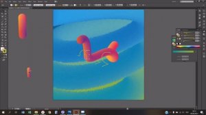 Шерсть в Illustrator | Векторные волоски, инструмент переход, рисуем