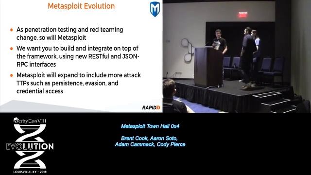 Track 3 13 Metasploit Town Hall 0x4 Brent Cook Aaron Soto Adam Cammack Cody Pierce смотреть онлайн
