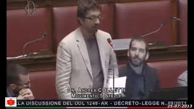 L' On Andrea Colletti M5S Insulta ripetutamente il Presidente Napolitano смотреть онлайн