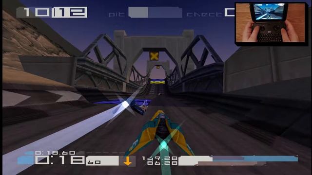 GPD Win - Wipeout 3 (PlayStation) running under PCSX-Reloaded PGXP смотреть онлайн