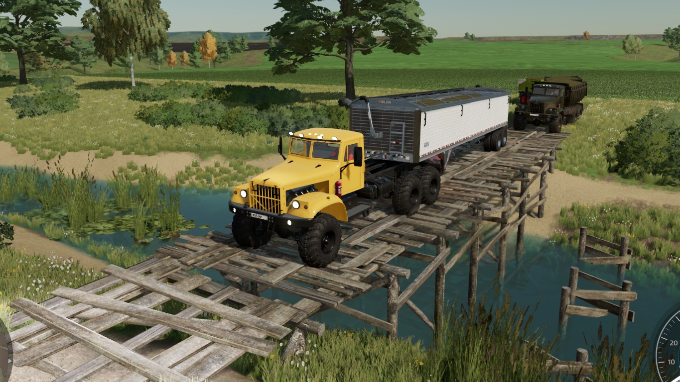 ЯГОДНОЕ , FS22 уборка канолы , комбайн ДОН-1500 КРАЗ-255. смотреть онлайн