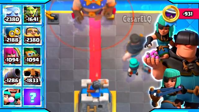 CUAL CARTA DEFIENDE MEJOR AL GIGANRE ELECTRICO? | OLIMPIADAS de CLASH ROYALE смотреть онлайн