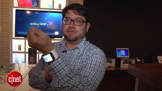 Samsung Gear S smartwatch has a huge curved screen and its own cellular service смотреть онлайн