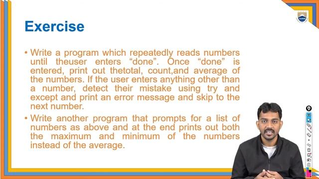 Python Control Structures 3 by Dr G Ramu | Department of Computer Science and Engineering | IAR смотреть онлайн