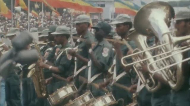 Ethiopia - New 80,000 strong people's militia parades 1977 смотреть онлайн