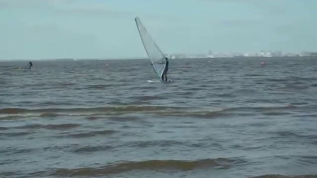 Виндсерфинг. Отработка привода и уваливания при движении змейкой смотреть онлайн