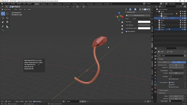 QUICK TIPS | Cables And Curves Made Easy With The "Cablerator" Add-on смотреть онлайн