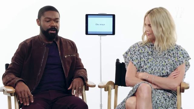 Charlize Theron And David Oyelowo Teach Afrikaans And Yoruba Slang | Vanity Fair