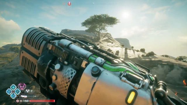 RAGE 2 метеорит с BFG-9000