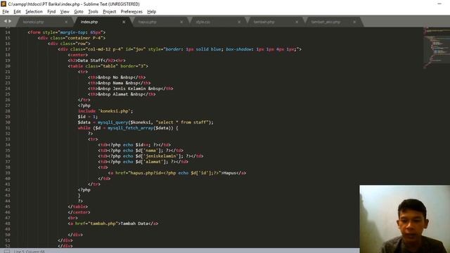 MEMBUAT WEB INPUT DATA SEDERHANA | 3 смотреть онлайн