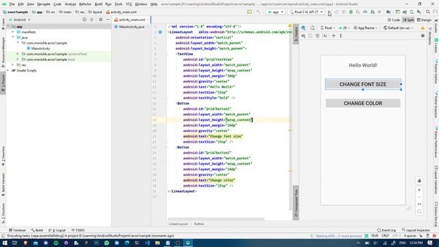 Mobile App for GUI components, Font and Colours смотреть онлайн