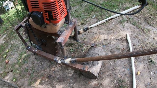 Окучник.  Ручки, заводим и тестируем, часть 3.homemade One Wheel Tractor