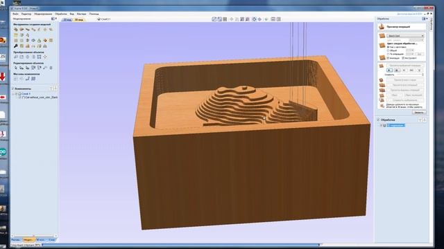 CNC 3018 Pro 3 часть - фрезеровка 3D модели. Vectric Aspire и GRBL. смотреть онлайн