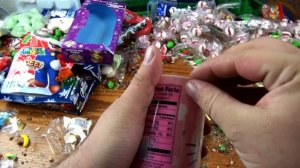 a lot of  Christmas  candy