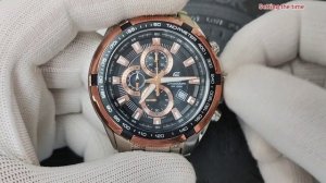 How to set Time, Date & Chronograph on Casio Edifice EF-539D.