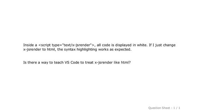 HTML : Can I get VS Code to syntax-highlight JsRender templates? смотреть онлайн