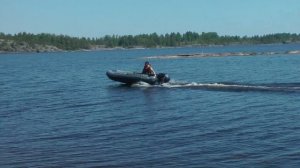 Yamaha 3  VS Tohatsu 3.5 , Лодка Флагман ДК 390 игла