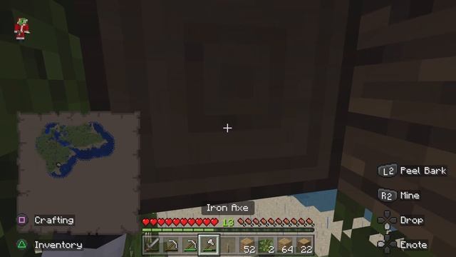 Minecraft survival part 1 (PS5 gameplay) смотреть онлайн