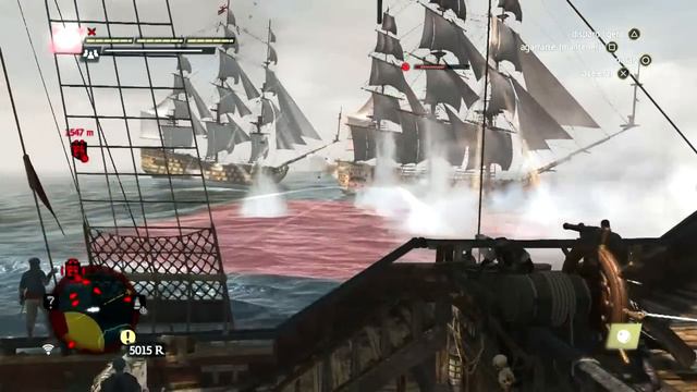 AC Black Flag Ps4 | Navios De Guerra Batallas navales смотреть онлайн