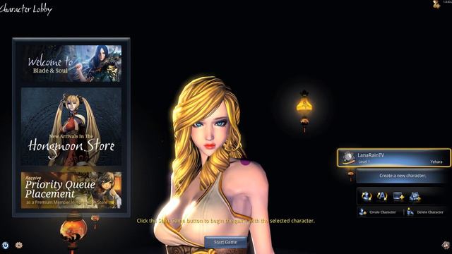 My Blade & Soul Character! Female Gon Force Master смотреть онлайн